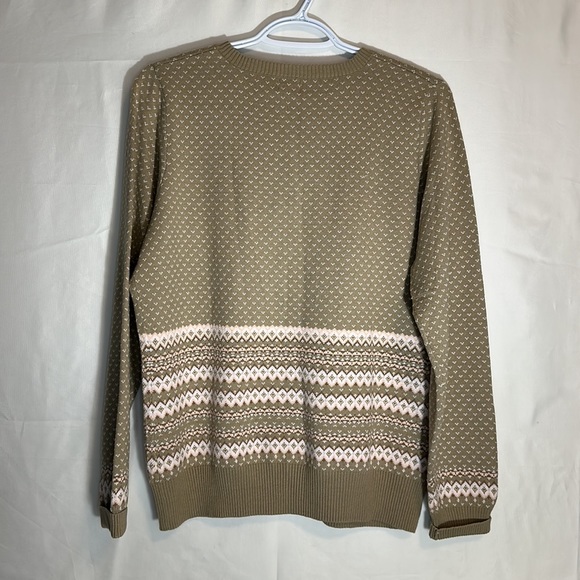 Izod Tan Cardigan Size Medium - Picture 2 of 4
